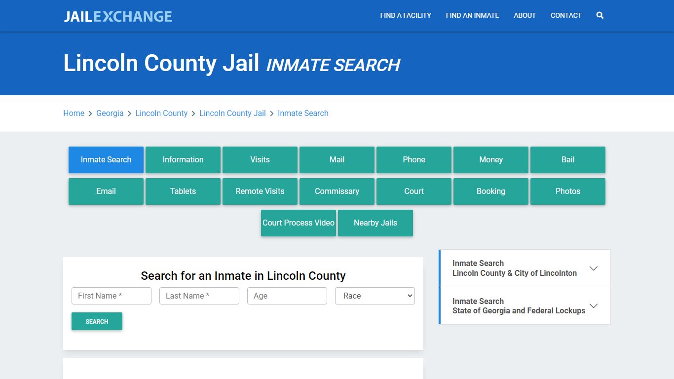 Lincoln County Jail, GA Inmate Search: Roster & Mugshots