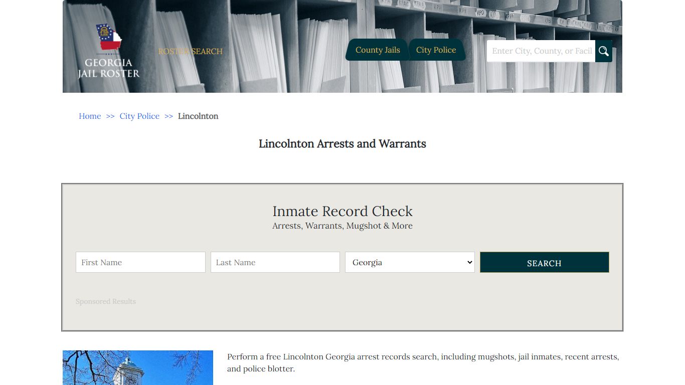 Lincolnton Arrests and Warrants | Georgia Jail Inmate Search